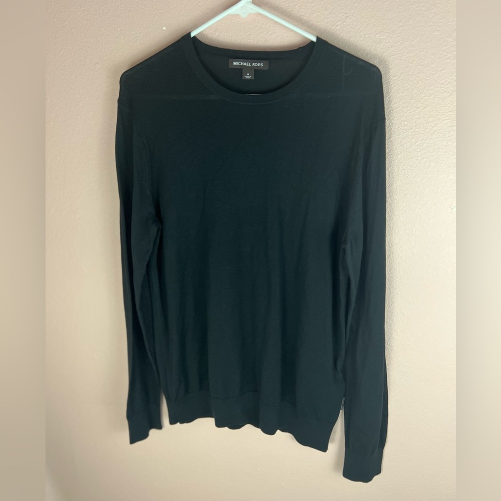Michael Kors Men Black Sweater Size  “M” ✨Like new✨